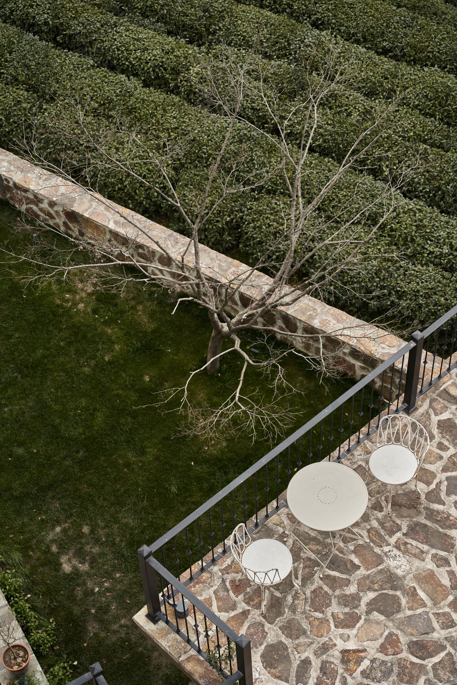 Oakstone stone terrace project